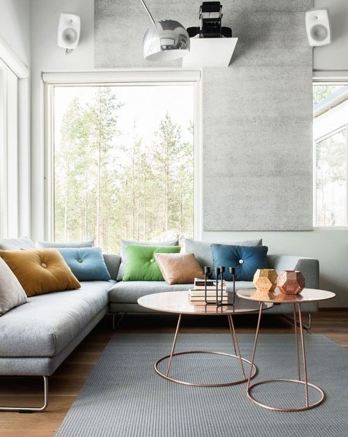 多種淺灰色沙發(fā)完美搭配！不得不看喲